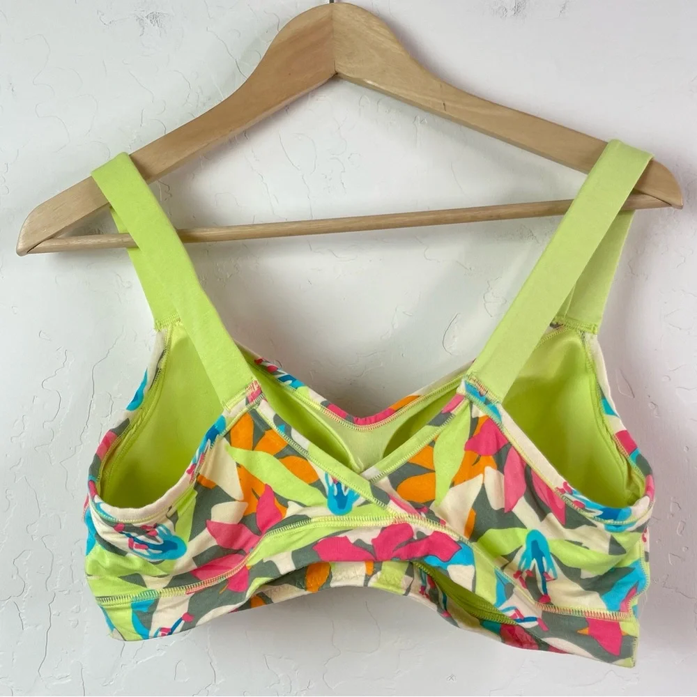 Kindly Yours Women's Comfort Modal Lounge Pullover Bra Tropical Floral Size XL - Picture 4 of 16